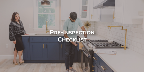 Sold by Gleason - Pre-Inspection Checklist